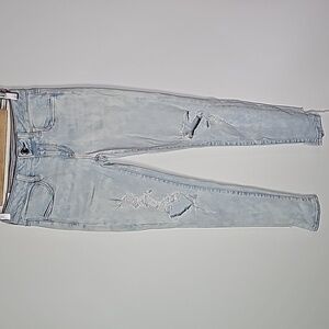 American Eagle super stretch X light wash size 2 distressed style jeggings